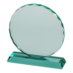 Round Jade Glass Plaque - 2 Sizes