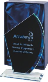 Black Coated Glass Award - 3 Sizes