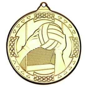 Gaelic Football Medal 50mm - Gold, Silver & Bronze 