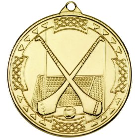 Hurling & Camogie Medal 50mm - Gold, Silver & Bronze 