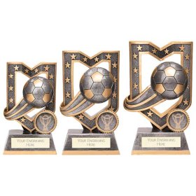 Apex Football Award Antique Silver - 3 Sizes