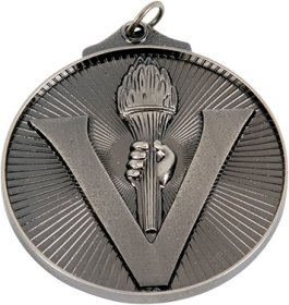 3D Victory Medal 50mm - Antique Gold, Antique Silver & Antique Bronze