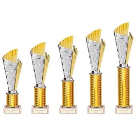 Flash Plastic Trophy Gold & Silver - 5 Sizes