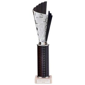 Flash Plastic Trophy Black & Silver - 5 Sizes