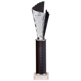 Flash Plastic Trophy Black & Silver - 5 Sizes