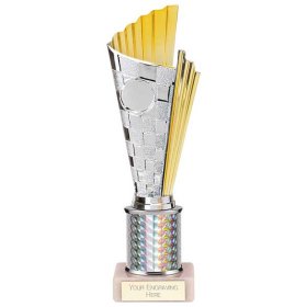 Flash Plastic Trophy Silver & Gold - 5 Sizes