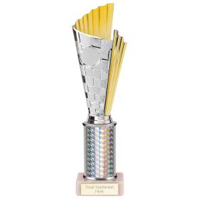 Flash Plastic Trophy Silver & Gold - 5 Sizes