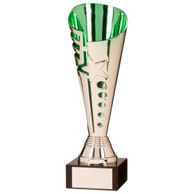 Sunfire Plastic Cup Silver/Green - 2 Sizes