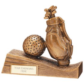 Horizon Golf Bag Resin Award Gold - 2 Sizes
