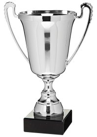 Classic Cup on Marble Base Silver - 3 Sizes