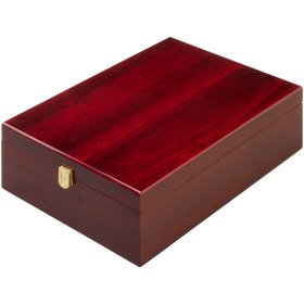 Jade Glass Diamond In Quality Wood Box (19mm Thick) - 3 Sizes