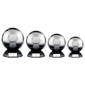  Elite Football Heavyweight Award Silver to Black - 4 Sizes