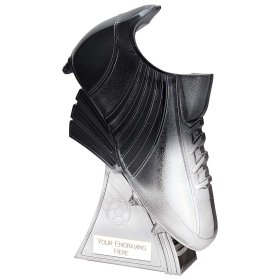  Power Boot Football Heavyweight Silver to Black - 4 Sizes