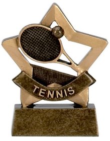 Mini Star Tennis Trophy - 8cm