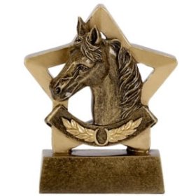 Mini Star Horse Trophy - 8cm