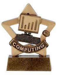 Mini Star Computing Trophy - 8cm
