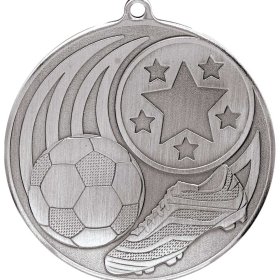 Iconic Football Medal 55mm - Gold, Silver & Bronze