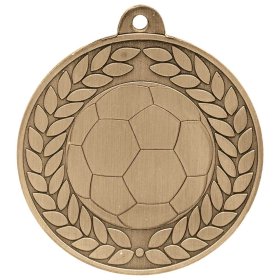 Aviator Football Medal 50mm - Gold, Silver & Bronze