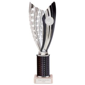 Glamstar Plastic Trophy Black - 6 Sizes