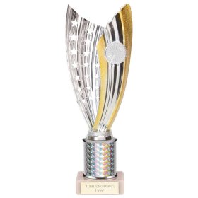 Glamstar Plastic Trophy Silver - 6 Sizes