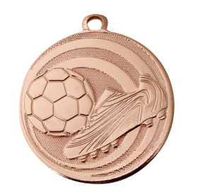 Economy Iron Football Medal 45mm - Gold, Silver & Bronze