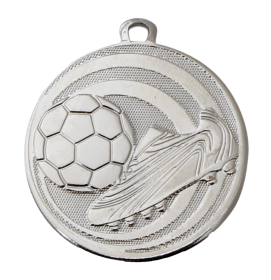Economy Iron Football Medal 45mm - Gold, Silver & Bronze