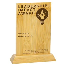 Eco-Friendly Kraken Bamboo Award - 3 Sizes