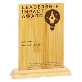 Eco-Friendly Kraken Bamboo Award - 3 Sizes
