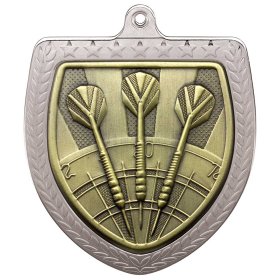 Cobra Darts Shield Medal 75mm - Gold, Silver & Bronze