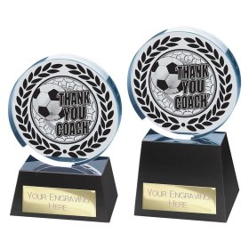  Emperor Thank You Coach Crystal Award - 2 Sizes