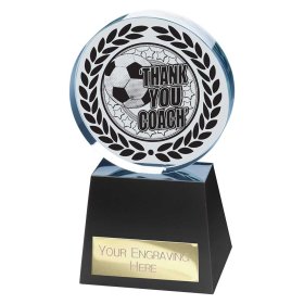  Emperor Thank You Coach Crystal Award - 2 Sizes