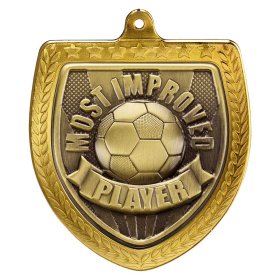 Cobra Football Shield Medal - Multiple Titles- 75mm