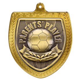 Cobra Football Shield Medal - Multiple Titles- 75mm