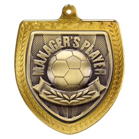 Cobra Football Shield Medal - Multiple Titles- 75mm