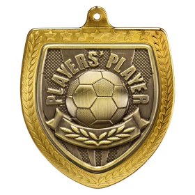 Cobra Football Shield Medal - Multiple Titles- 75mm
