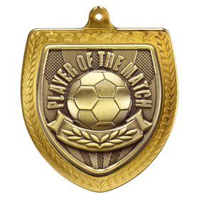Cobra Football Shield Medal - Multiple Titles- 75mm