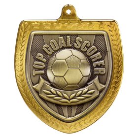 Cobra Football Shield Medal - Multiple Titles- 75mm