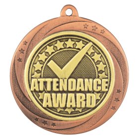 Superstar Attendance Medal 60mm - Gold, Silver & Bronze