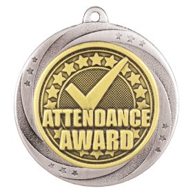Superstar Attendance Medal 60mm - Gold, Silver & Bronze