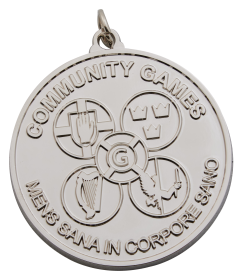 Community Games Medal 50mm - Gold, Silver & Bronze