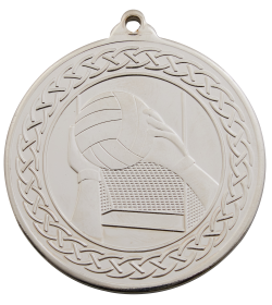 Gaelic Football Medal 50mm - Gold & Silver 