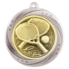 Superstar Padel Ball Medal 60mm - Antique Gold, Antique Silver & Antique Bronze