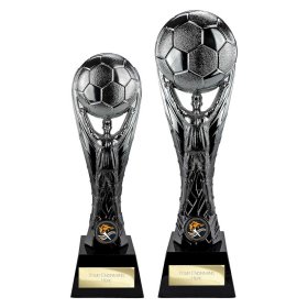  The Winning Goal Football Award - Gunmetal - 2 Sizes