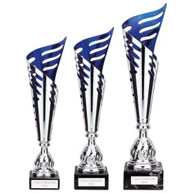 Atlantis Silver Blue Laser Cup  - 3 Sizes