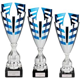Paramount Laser Cup Silver & Blue  - 3 Sizes
