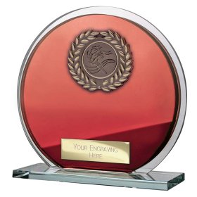 Seismic Multisport Circle Red Plaque - 3 Sizes