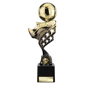  Innov8 Football Plastic Trophy Gold- 3 Sizes