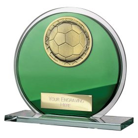  Seismic Superstar Football Circle Plaque Green - 3 Sizes