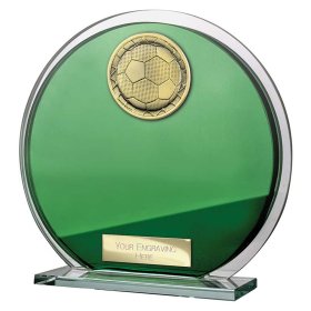  Seismic Superstar Football Circle Plaque Green - 3 Sizes