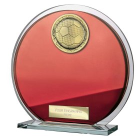  Seismic Superstar Football Circle Plaque Red - 3 Sizes